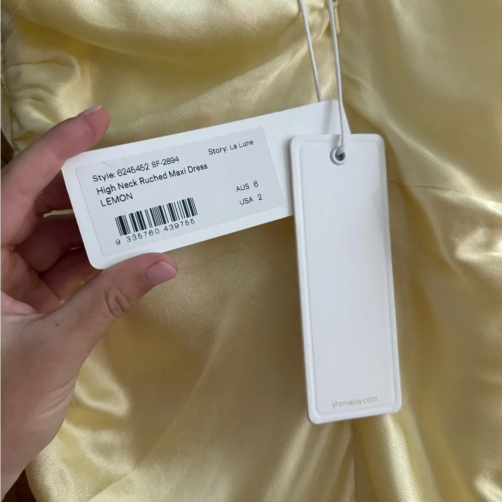 Shona Joy Light Yellow Maxi Dress - Picture 5 of 7